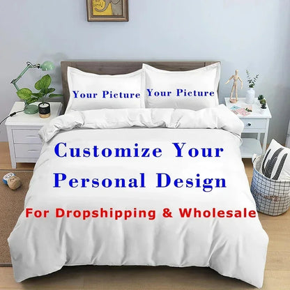 3D Custom Bedding Set Interesting Creative Customized