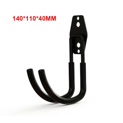 5 Size Heavy Duty Metal Hook Garage Organizer Wall Mount  Anti-slip Bicycle Hanger Hooks Storage Hook For Ladders Garden Tool