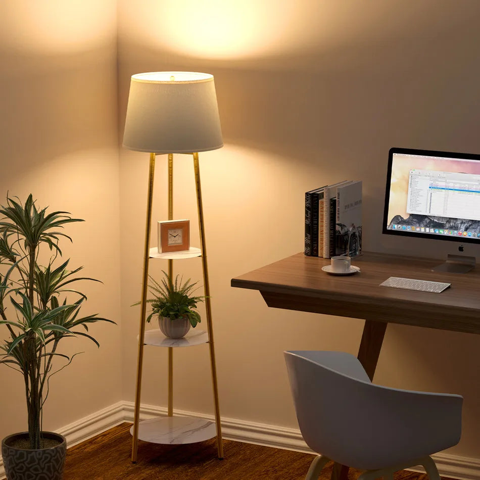 LUVODI Modern Tripod LED Floor Lamp