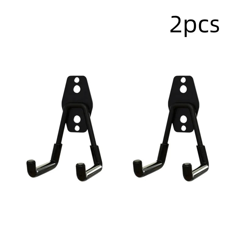 5 Size Heavy Duty Metal Hook Garage Organizer Wall Mount  Anti-slip Bicycle Hanger Hooks Storage Hook For Ladders Garden Tool