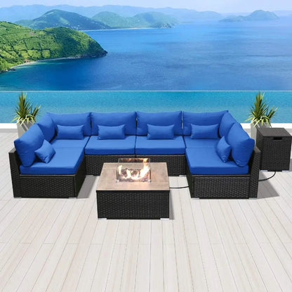 Patio Furniture Set With Gas Fire Pit