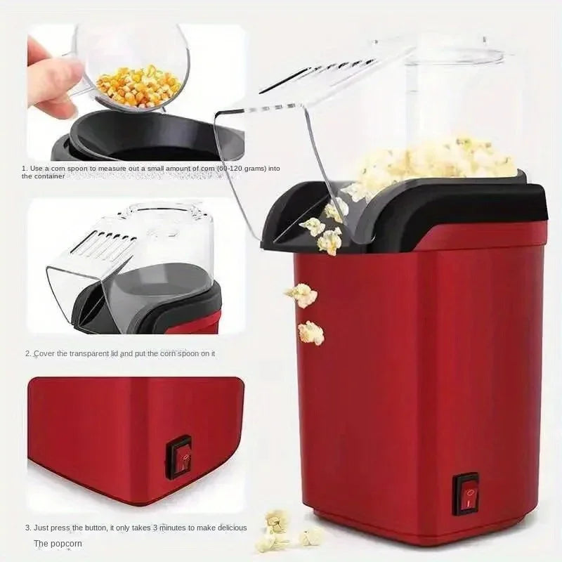 Popcorn Makers Mini Popcorn Machine Electric Household Appliance