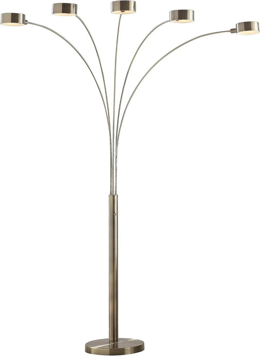 Micah Modern LED 5-Arch Floor Lamp