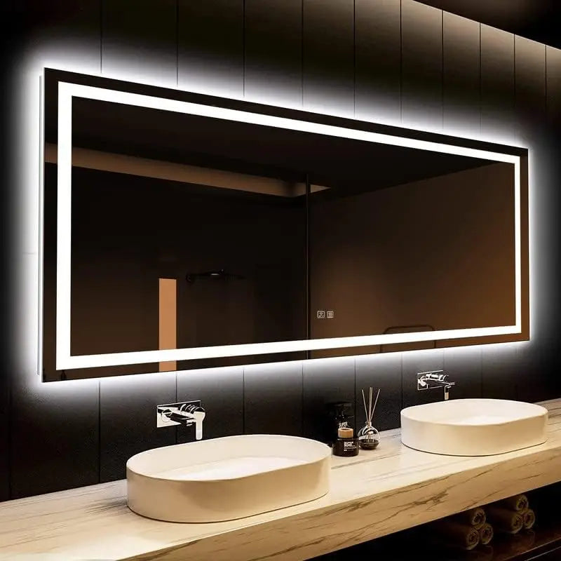 55 x 36 Inches LED Bathroom Mirror