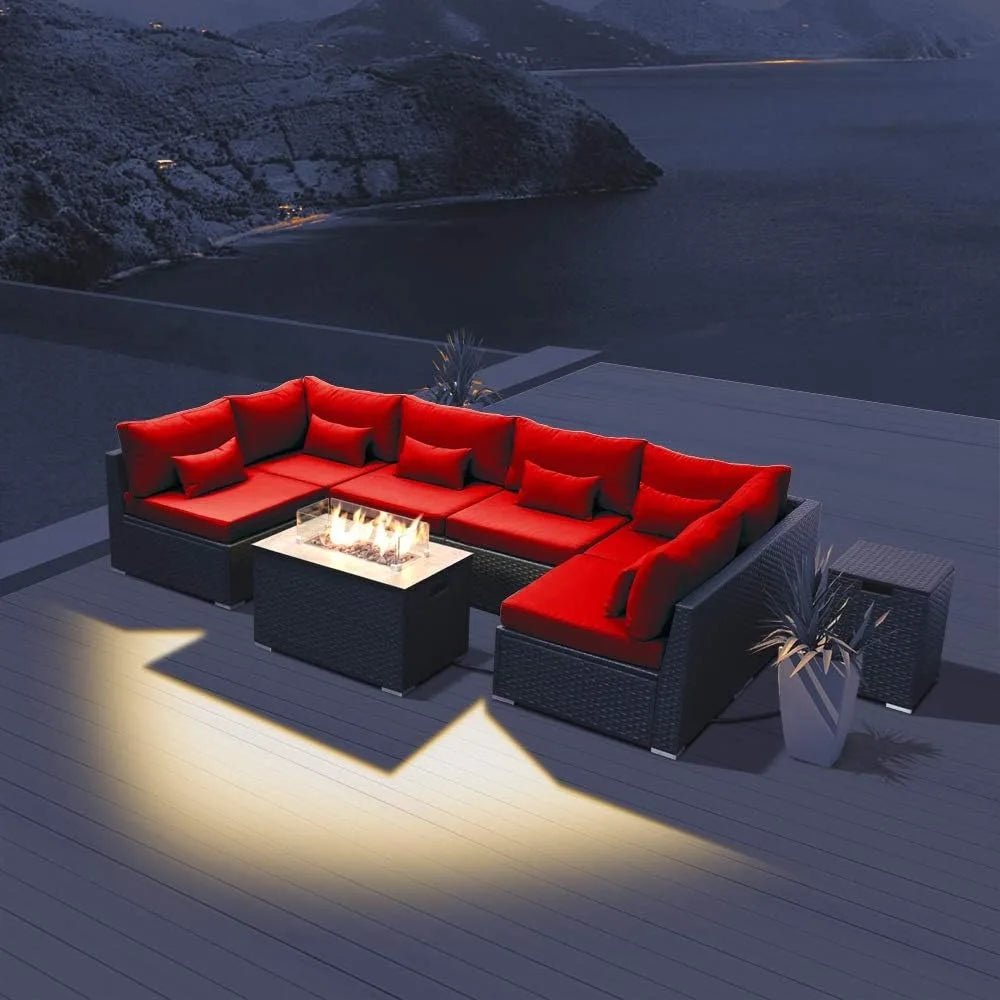 Patio Furniture Set With Gas Fire Pit