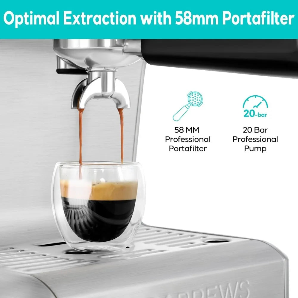 LCD Display, Barista Cappuccino Maker