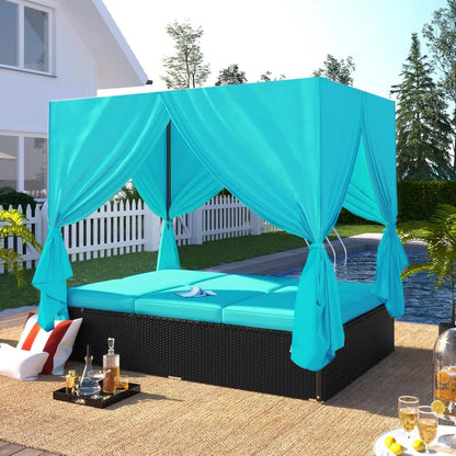 Outdoor Wicker Daybed