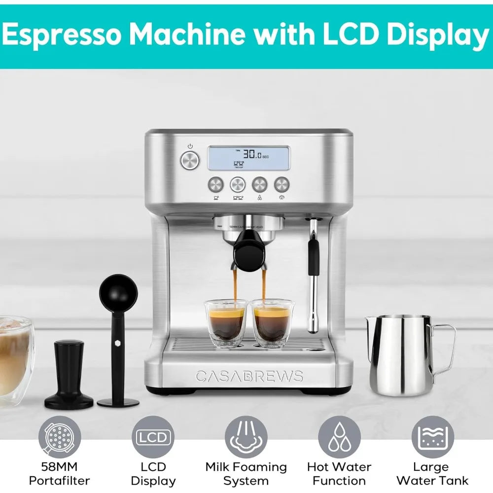 LCD Display, Barista Cappuccino Maker