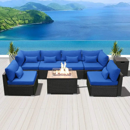 Patio Furniture Set With Gas Fire Pit